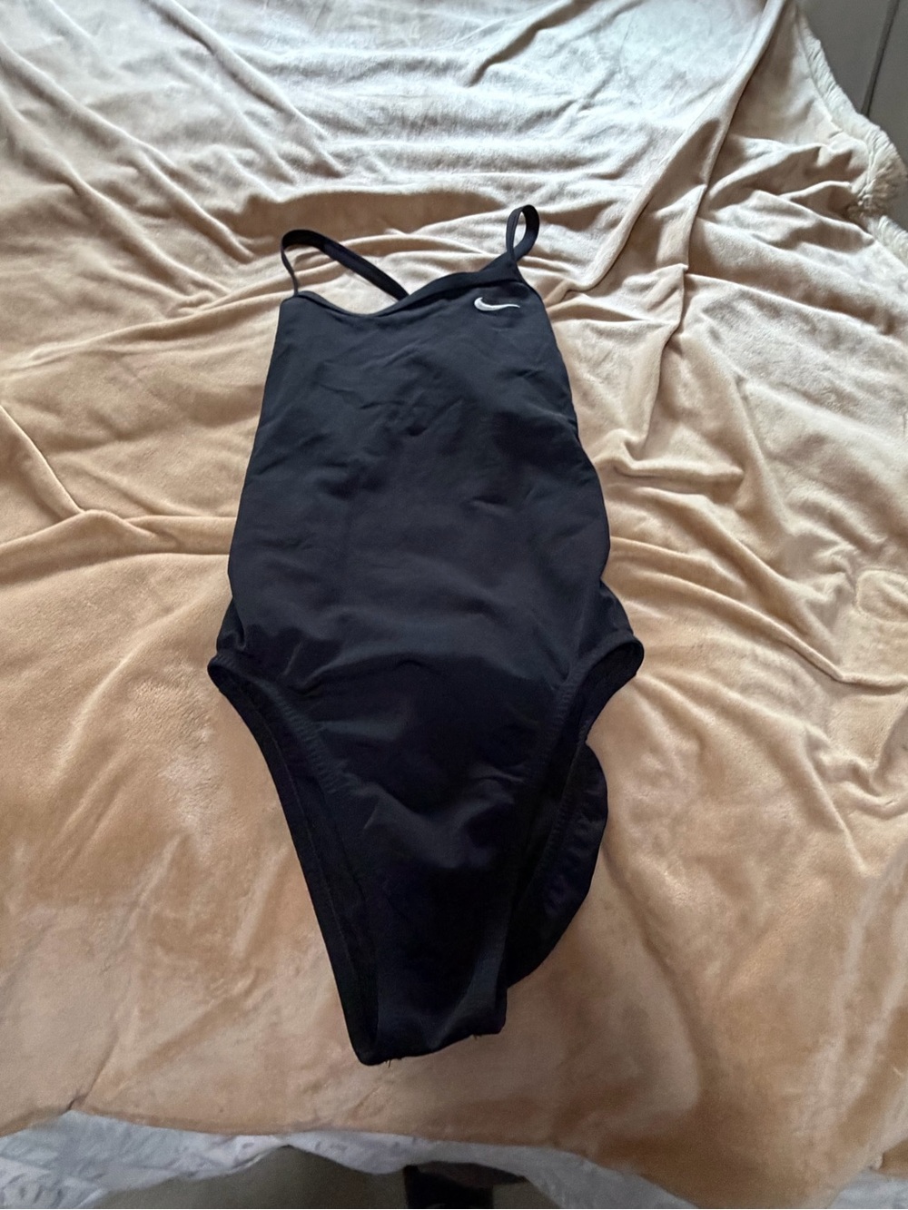 Nike Poly Core Fast Back One Piece Black Swimsuit US Women’s 4